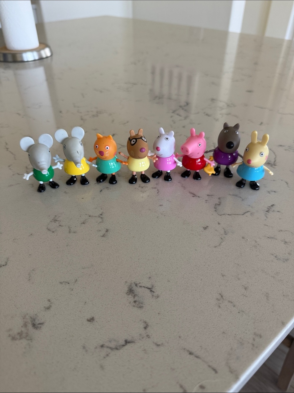 Peppa Pig Mini Figure Set - Colorful Character Pack bundle